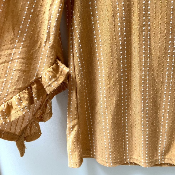 Yellow Pinstripe Top - Picture 4 of 4